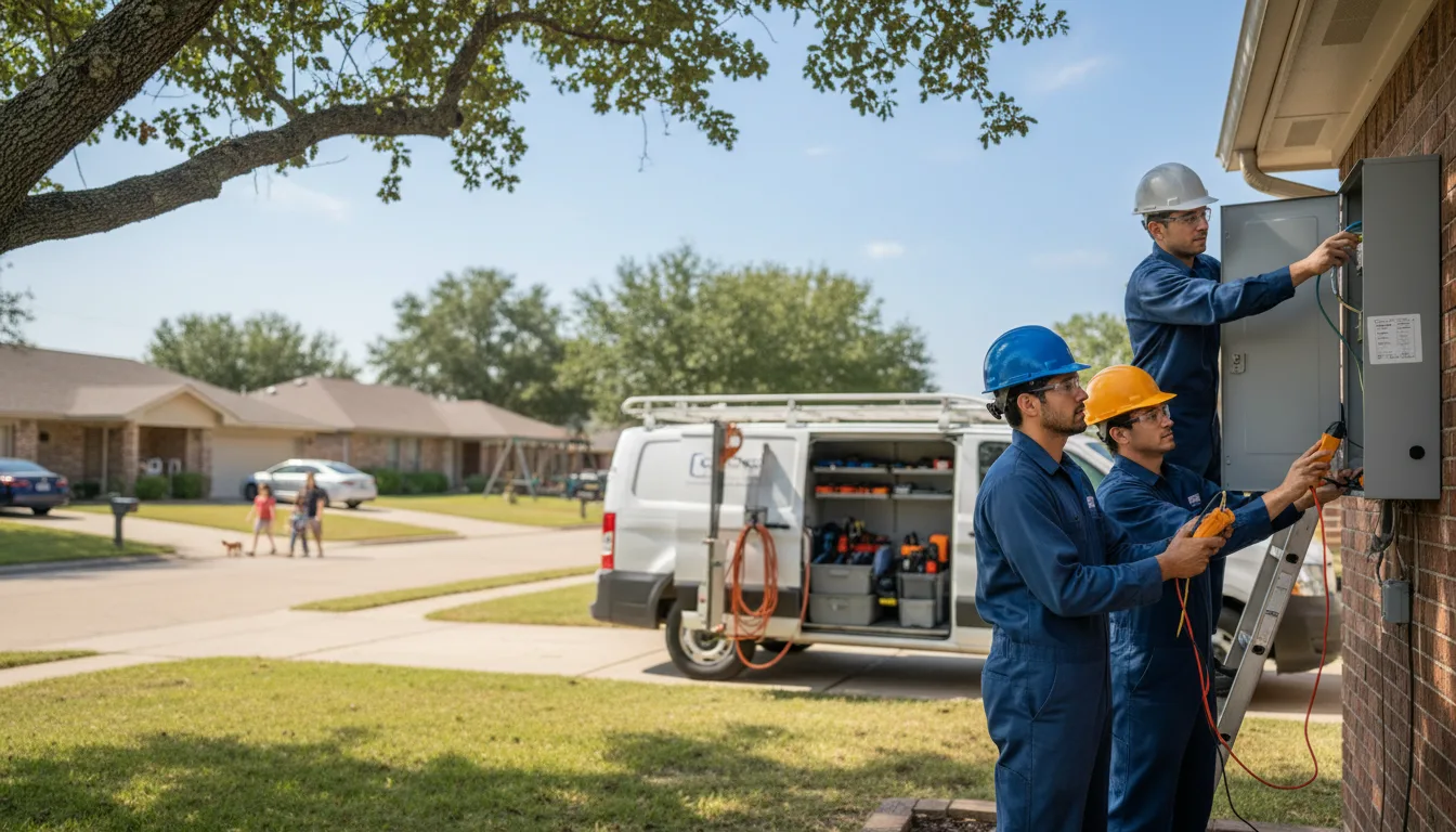 Certified electrician providing emergency electrical services in Campti, LA